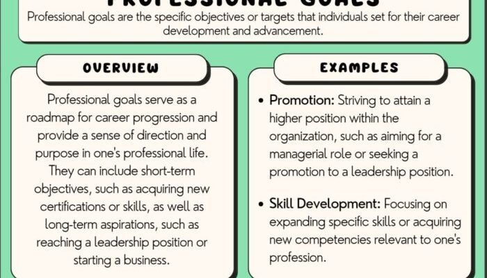 Career Development Goals