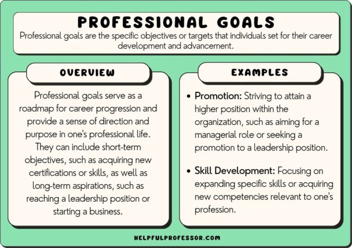 Career Development Goals