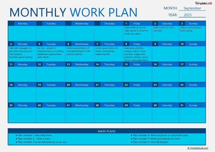 Creating Monthly Content Plans